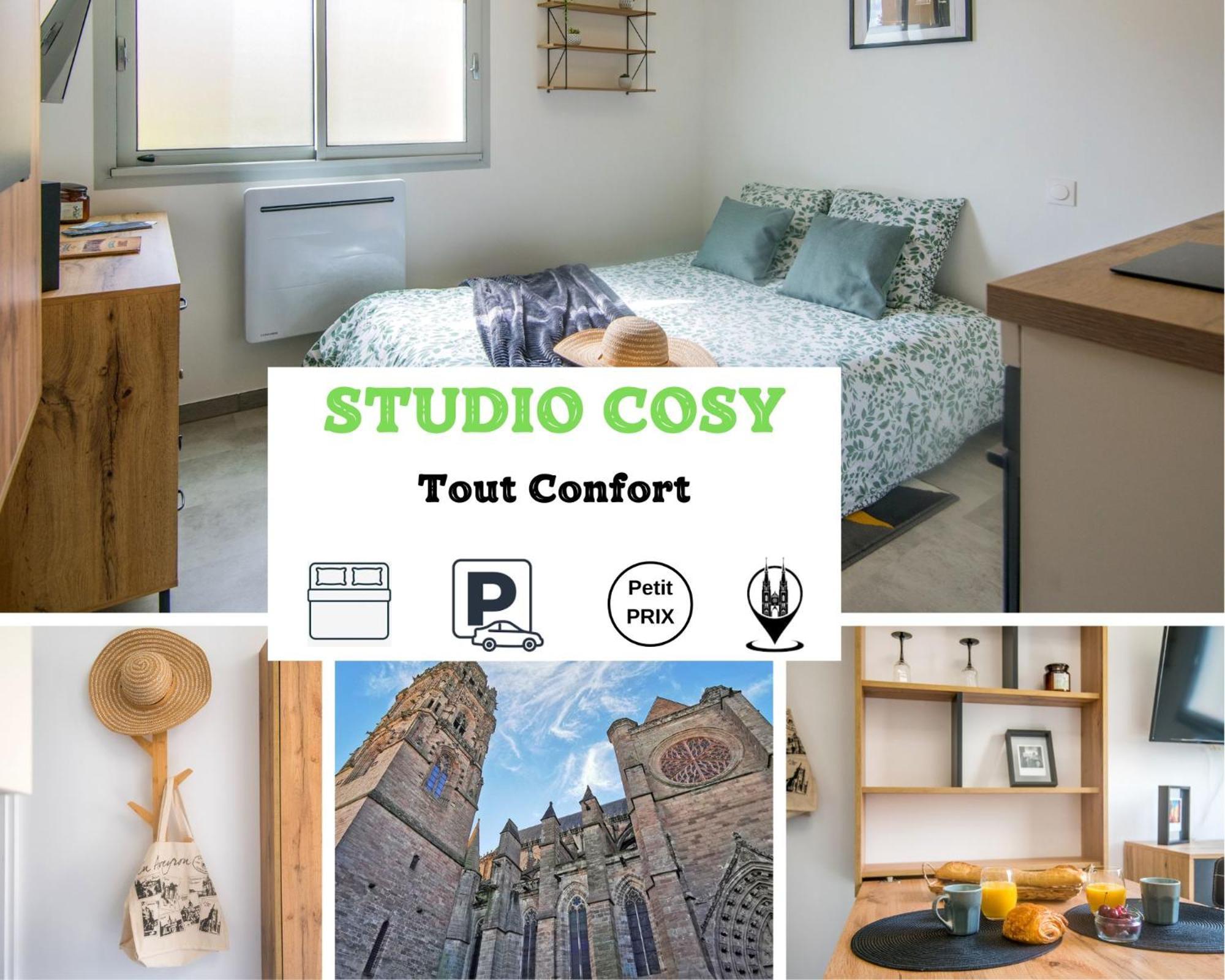 Studio Cosy - Tout Confort Rodez Exterior foto